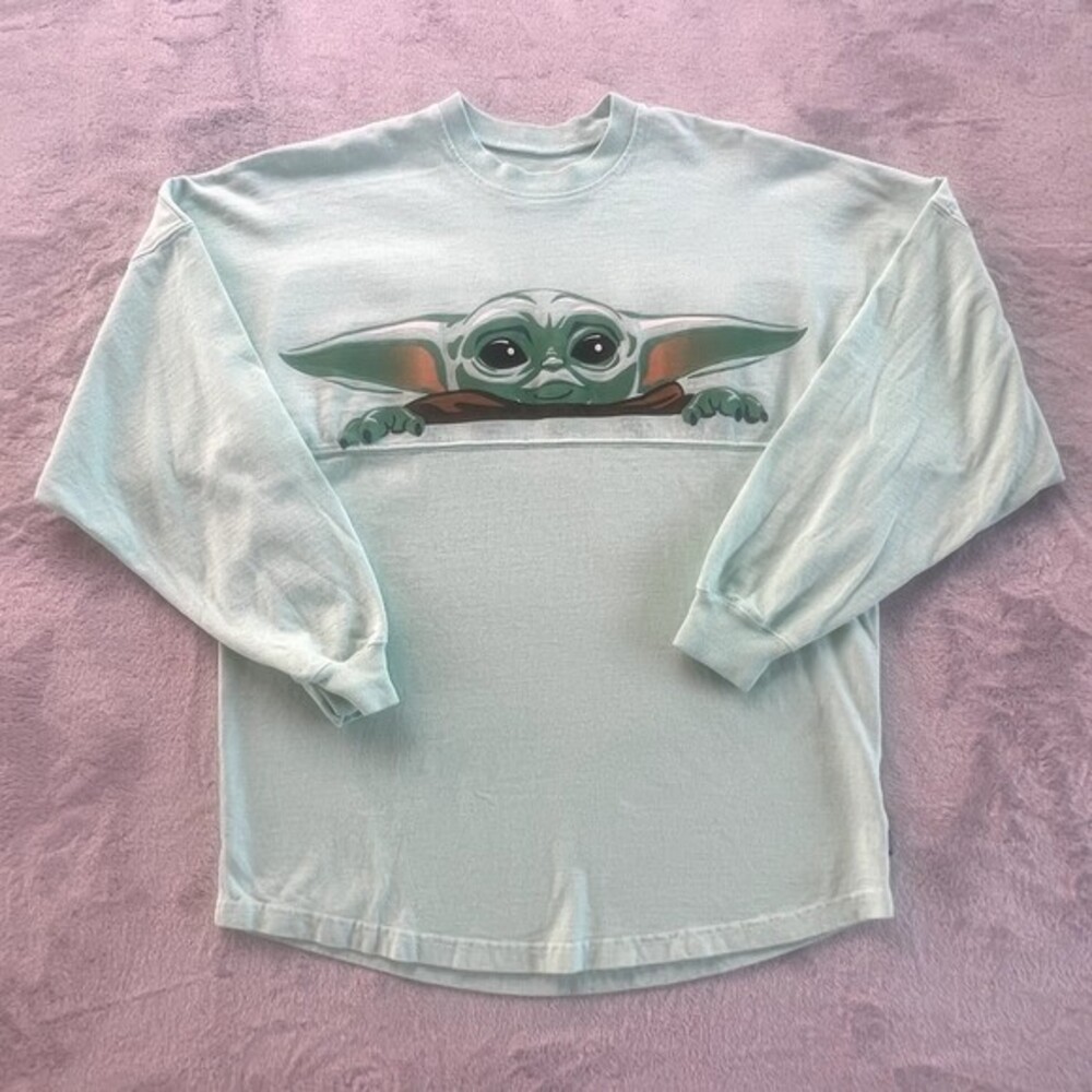 Disney Star Wars‎ Spirit Jersey Adult XS Green The Mandalorian Baby Yoda Grogu